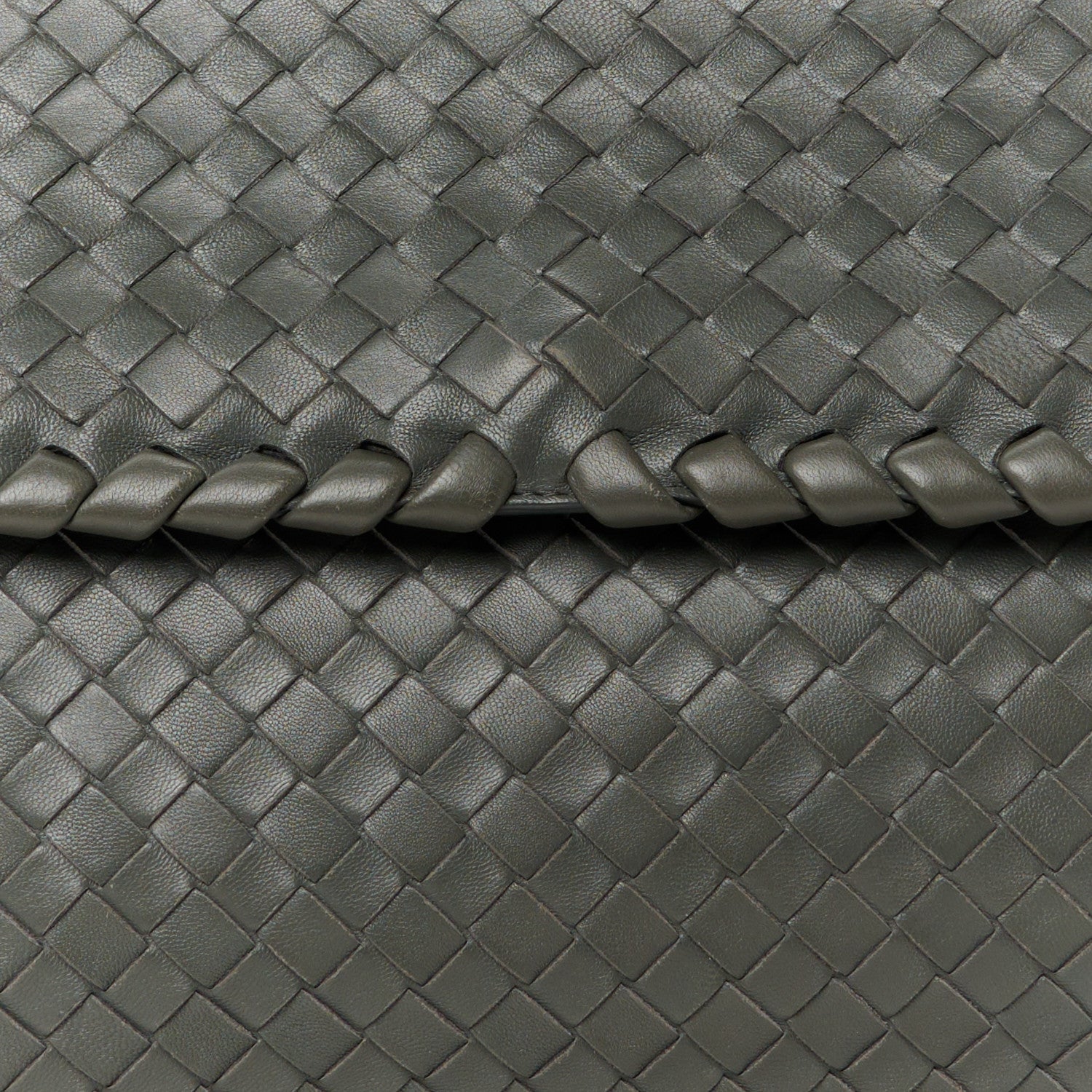 Bottega Veneta Nappa Intrecciato Olimpia Shoulder Bag Steel 10 of 15