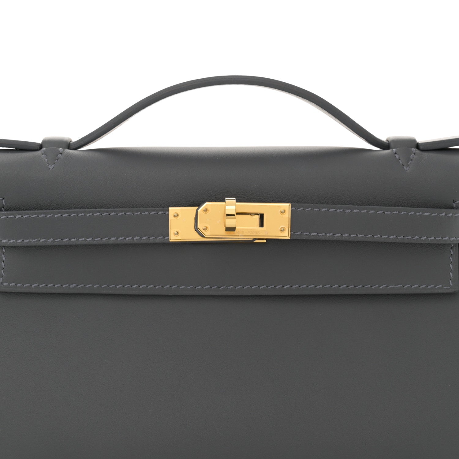 Hermes Swift Kelly Pochette Clutch Ardoise 8 of 11