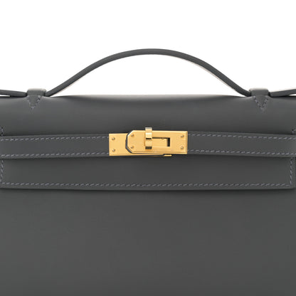 Hermes Swift Kelly Pochette Clutch Ardoise 8 of 11