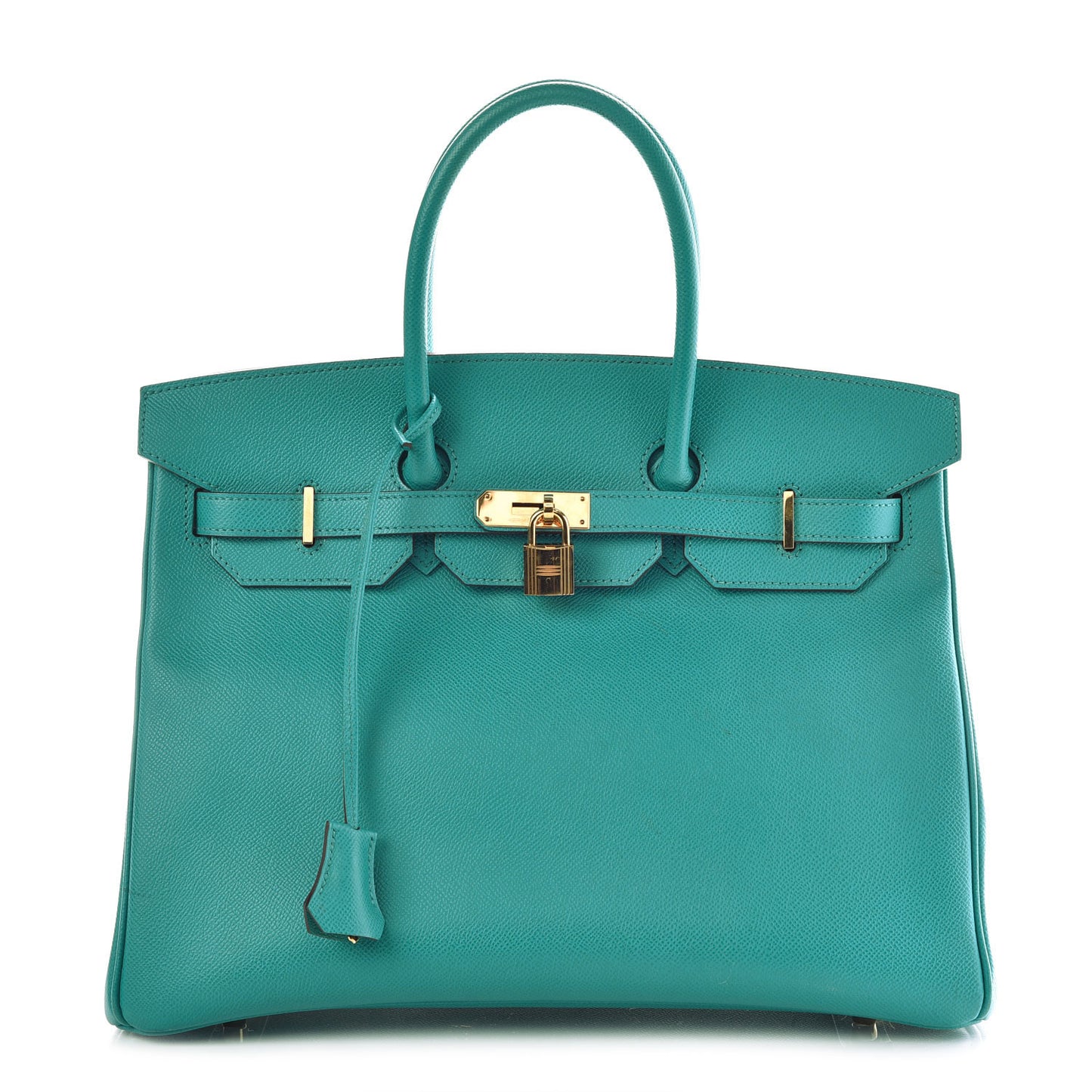 Epsom Birkin 35 Bleu Paon