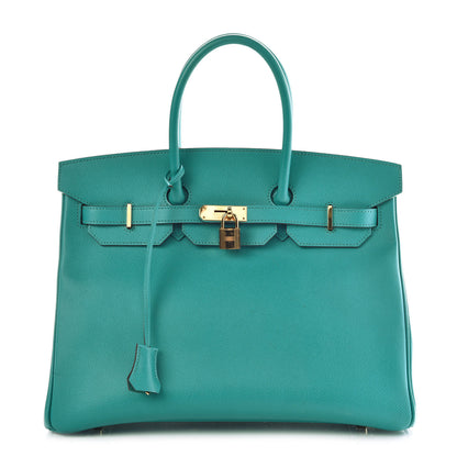 Hermes Epsom Birkin 35 Bleu Paon 1 of 18