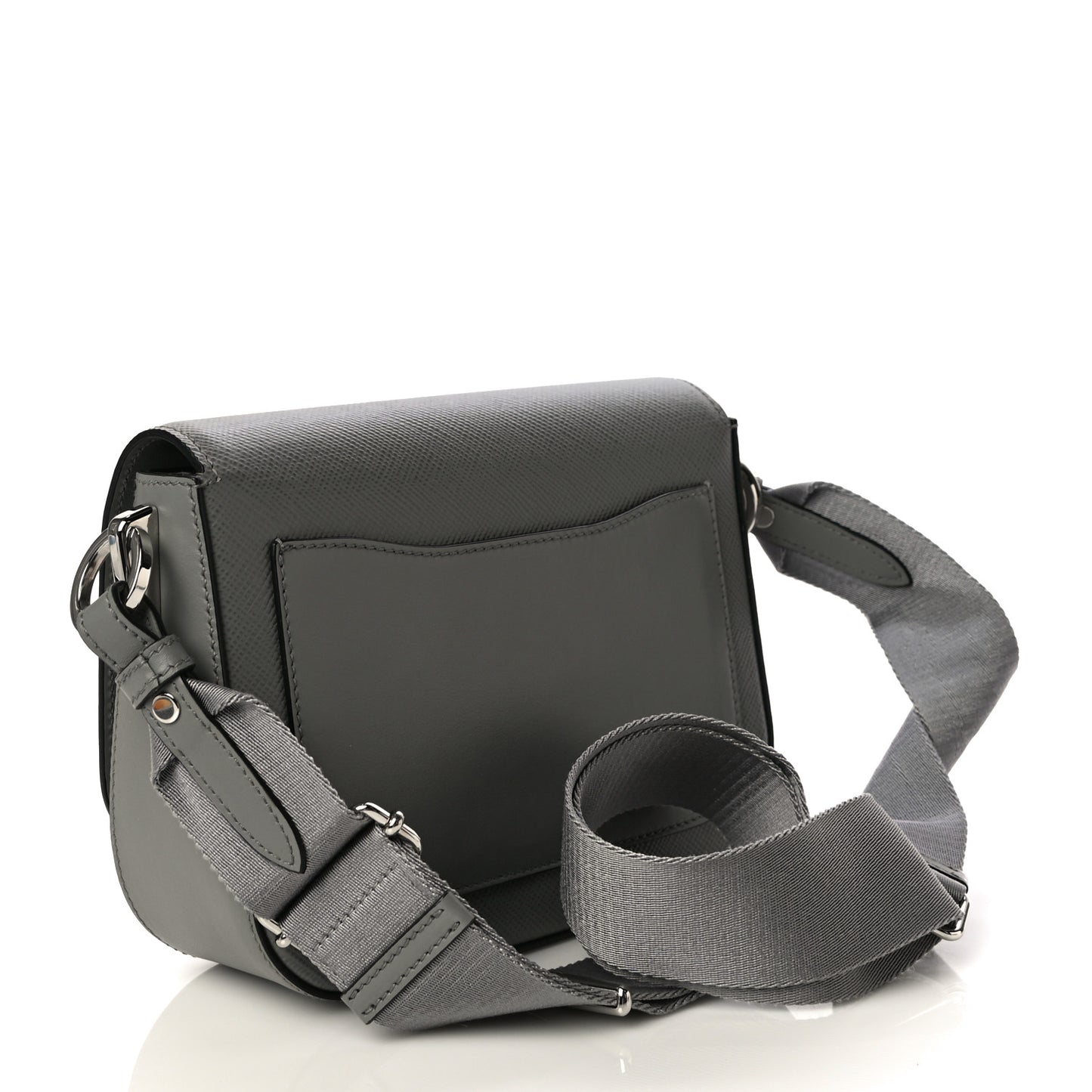 Saffiano Cuir Identity Shoulder Bag Ardesia