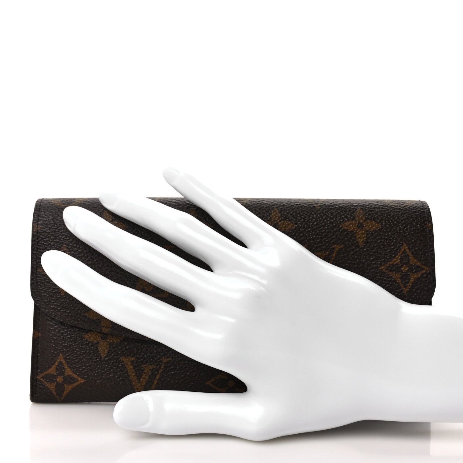 Louis Vuitton Monogram Emilie Wallet Rouge 2 of 11