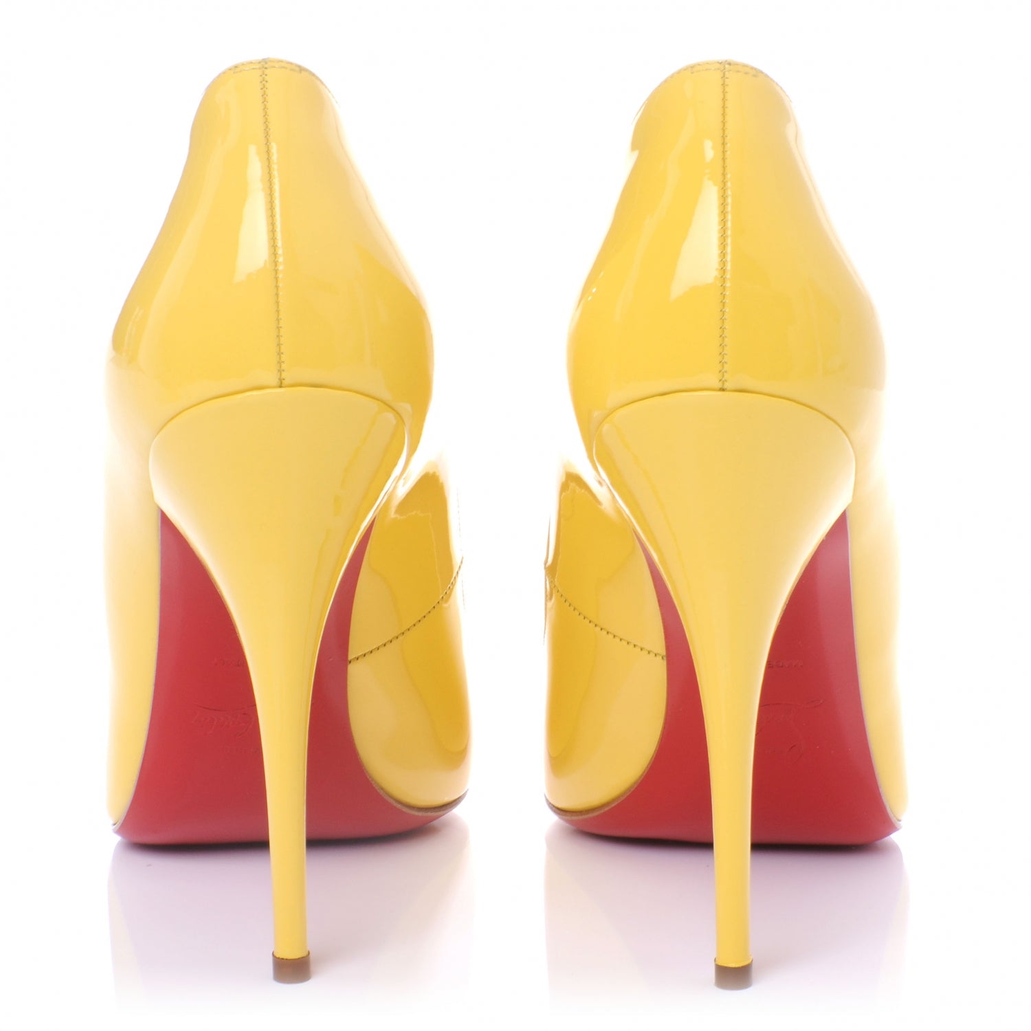Christian Louboutin Patent Batignolles 120 Pumps 38.5 Canari 5 of 7