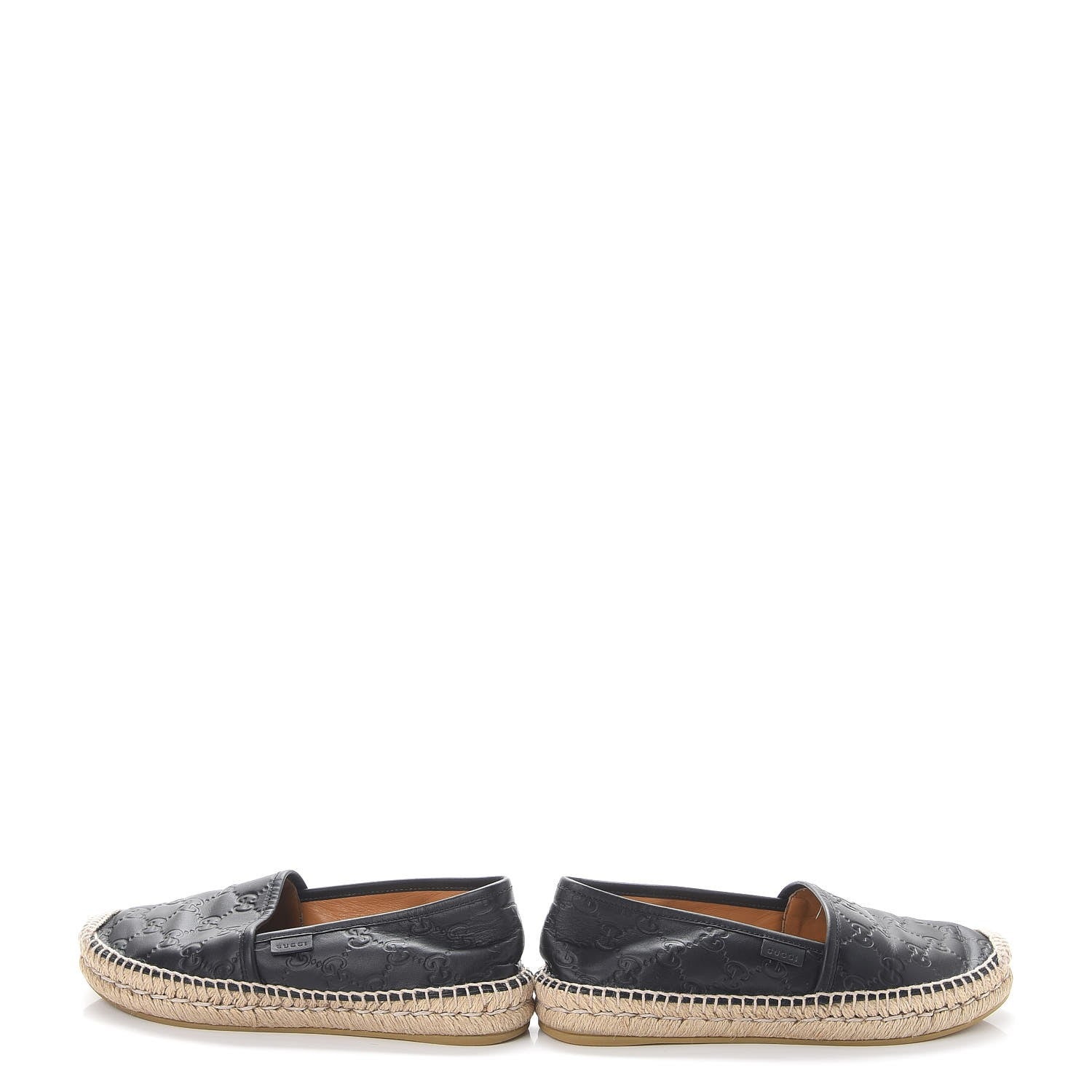 Gucci Guccissima Signature Espadrilles 36 Black 6 of 13