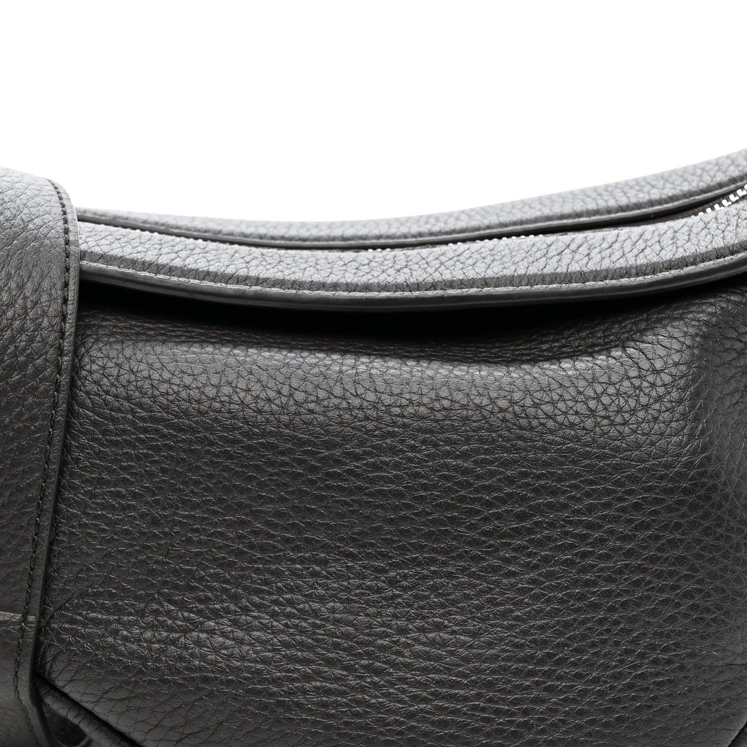 The Row Deerskin Small Slouchy Banana Bag Espresso 8 of 13
