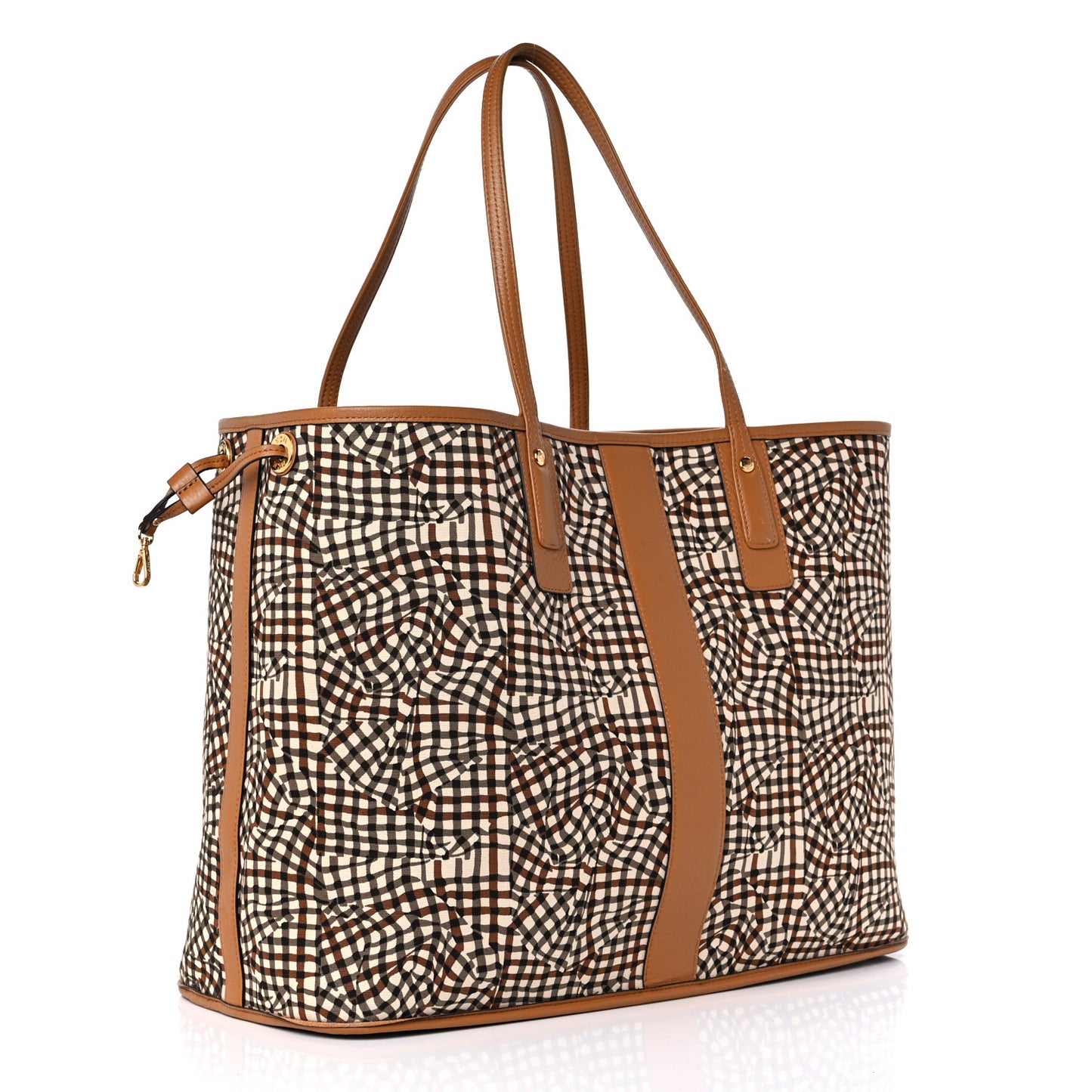 Visetos Large Liz Reversible Shopper Tote Cognac