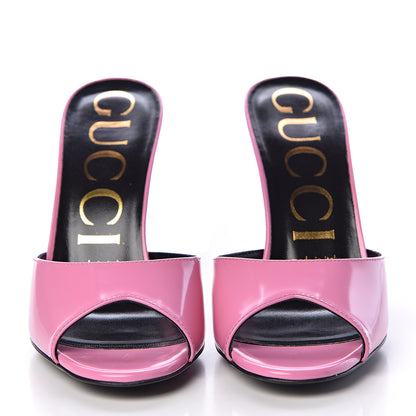 Gucci Calfskin High-Heel Slide 36 Bubblegum Pink 2 of 9