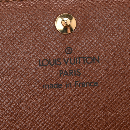 Louis Vuitton Monogram Porte-Monnaie Tresor Wallet 6 of 10