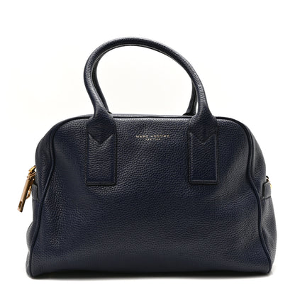 Marc Jacobs Pebbled Calfskin Gotham Bauletto Satchel Blue 1 of 9