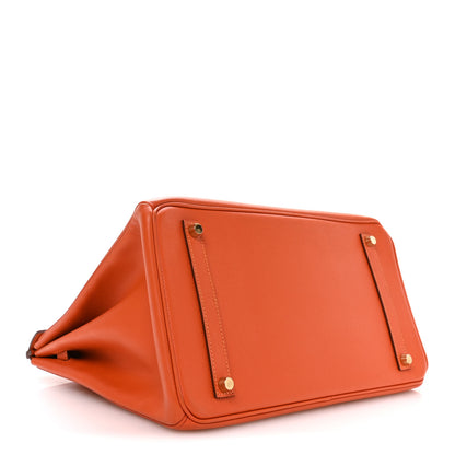 Hermes Epsom Birkin 35 Orange 3 of 9