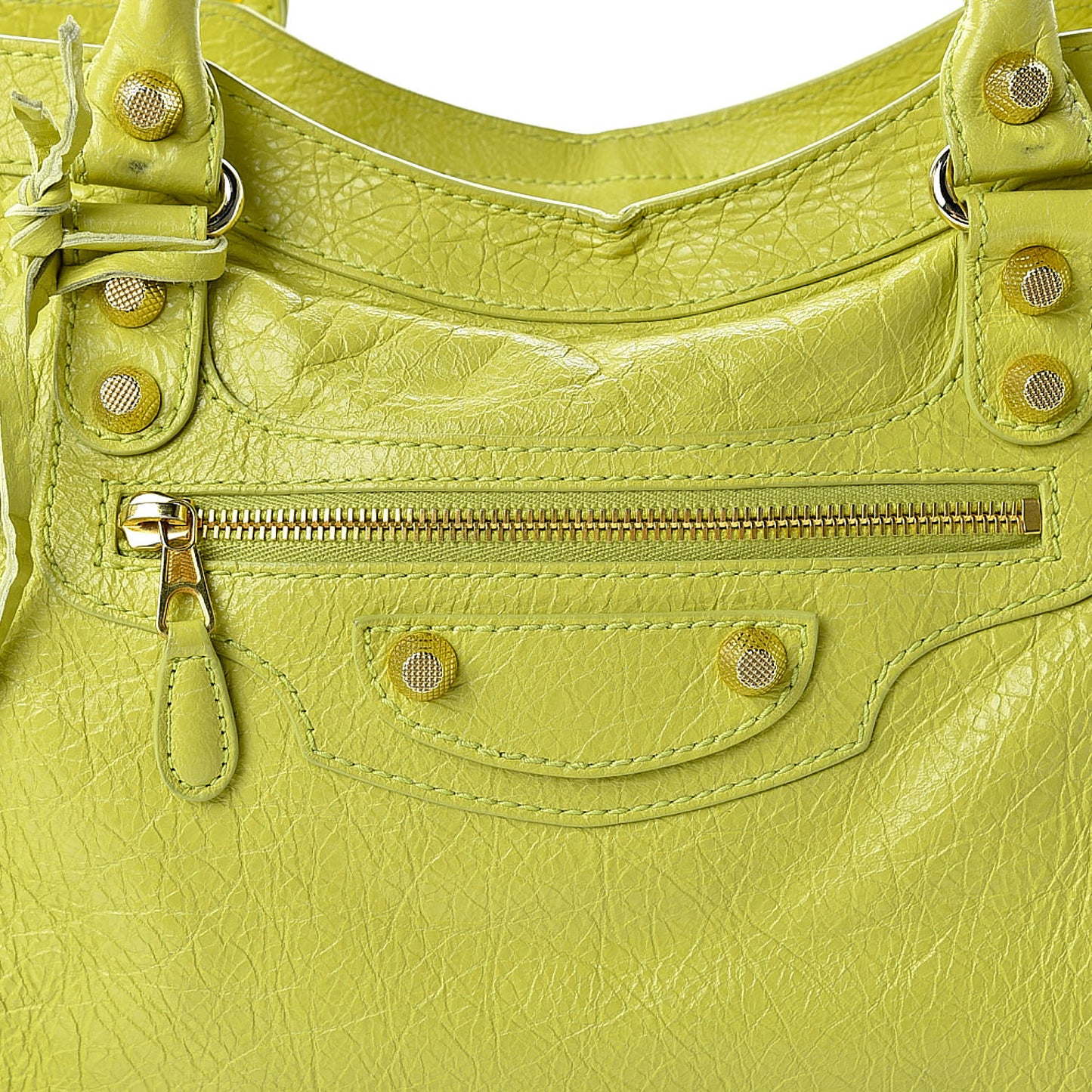 Agneau Giant 12 Gold Hardware City Jaune Poussin