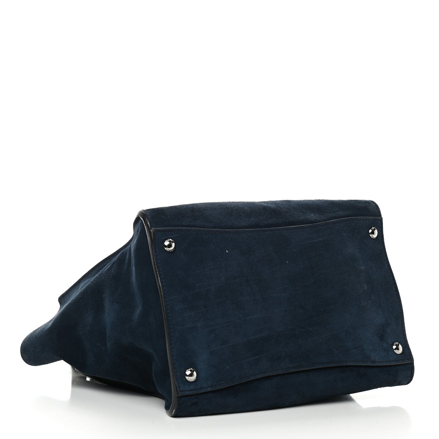 Prada Suede Scamosciato Twin Pocket Tote Oltremare 3 of 9