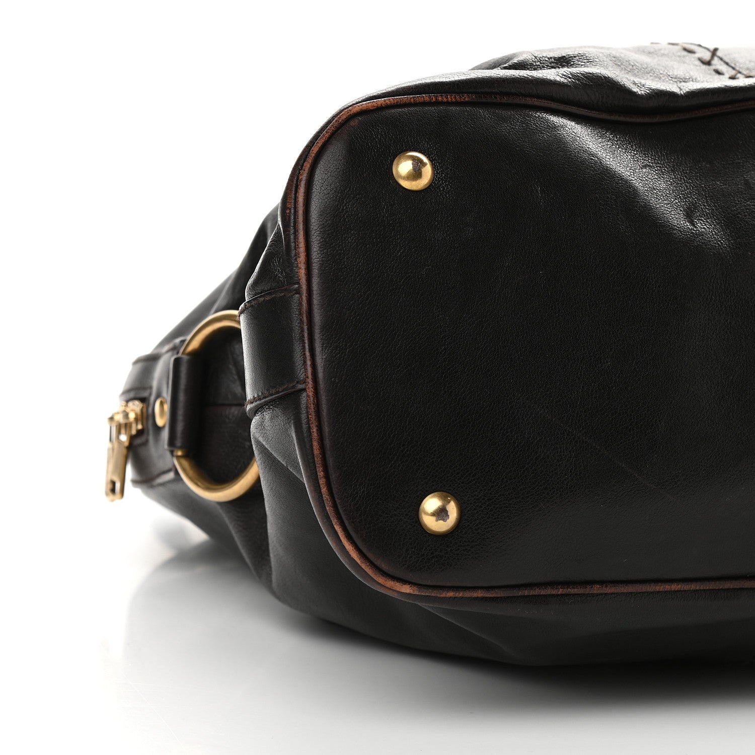Saint Laurent Calfskin Oversized Muse Brown 7 of 16