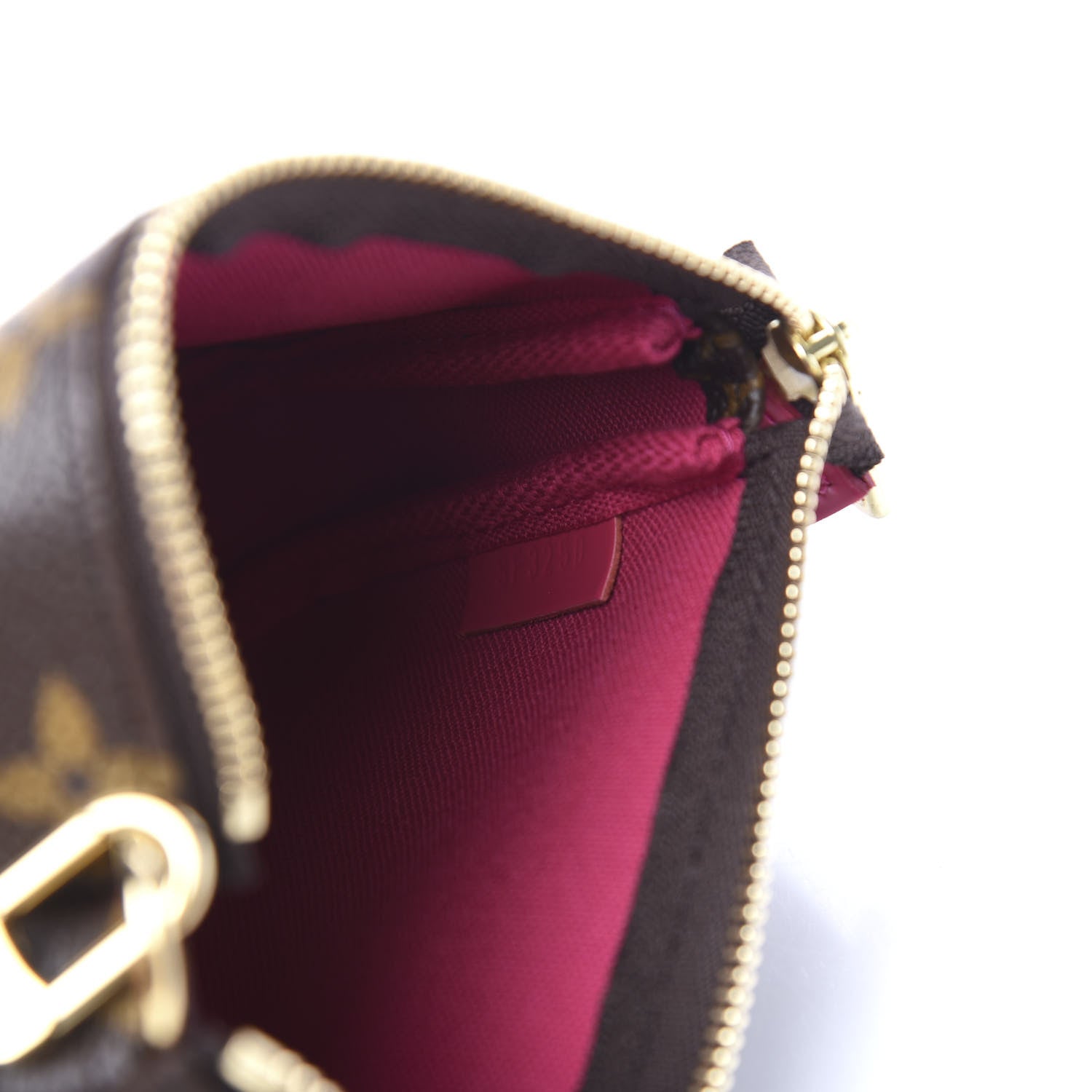 Louis Vuitton Monogram 2020 Christmas Animation Roller Coaster Mini Pochette Accessories Pivoine 6 of 9