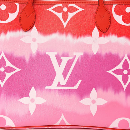 Louis Vuitton Monogram Escale Neverfull MM Rouge 10 of 10