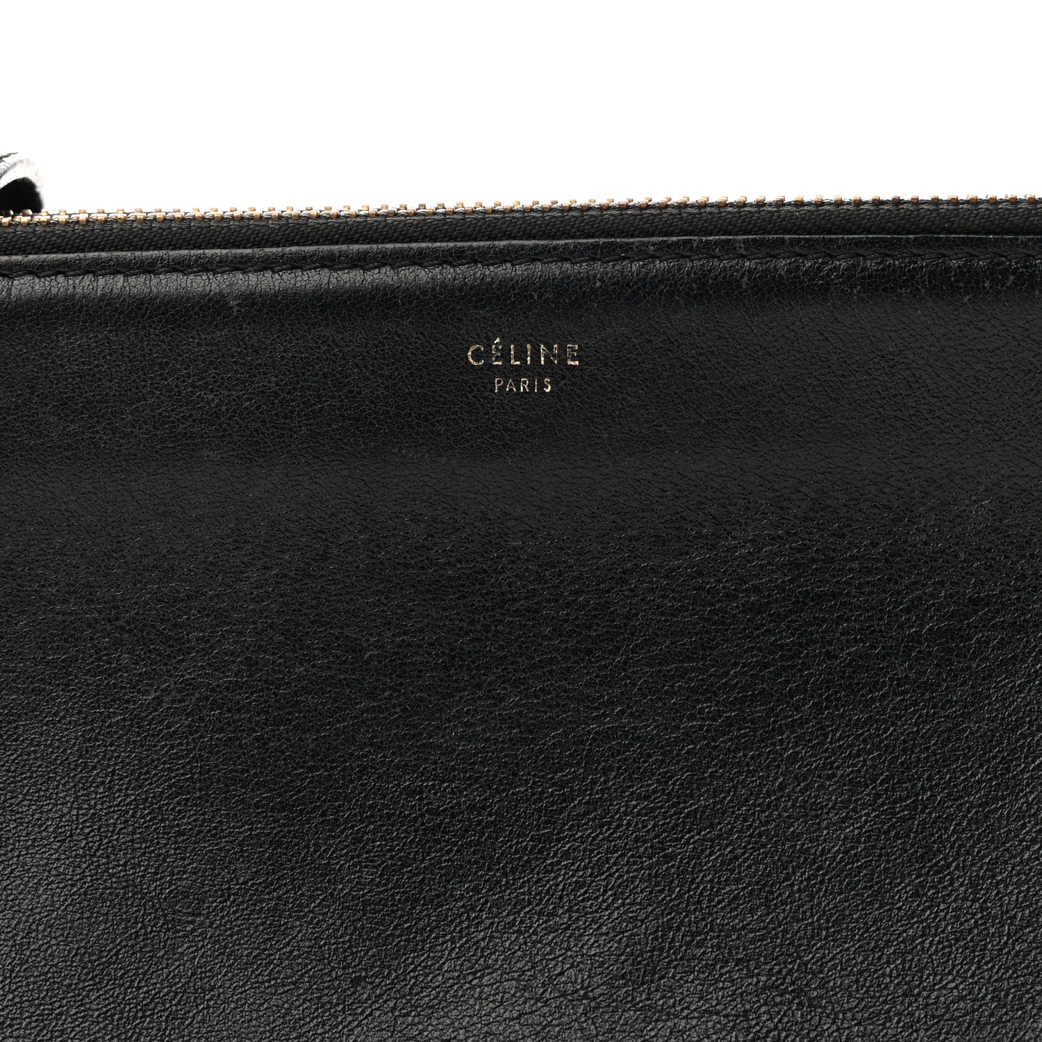 Celine Lambskin Small Trio Crossbody Bag Black 9 of 16
