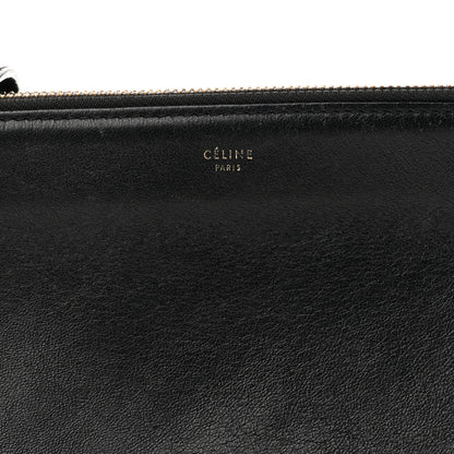 Celine Lambskin Small Trio Crossbody Bag Black 9 of 16