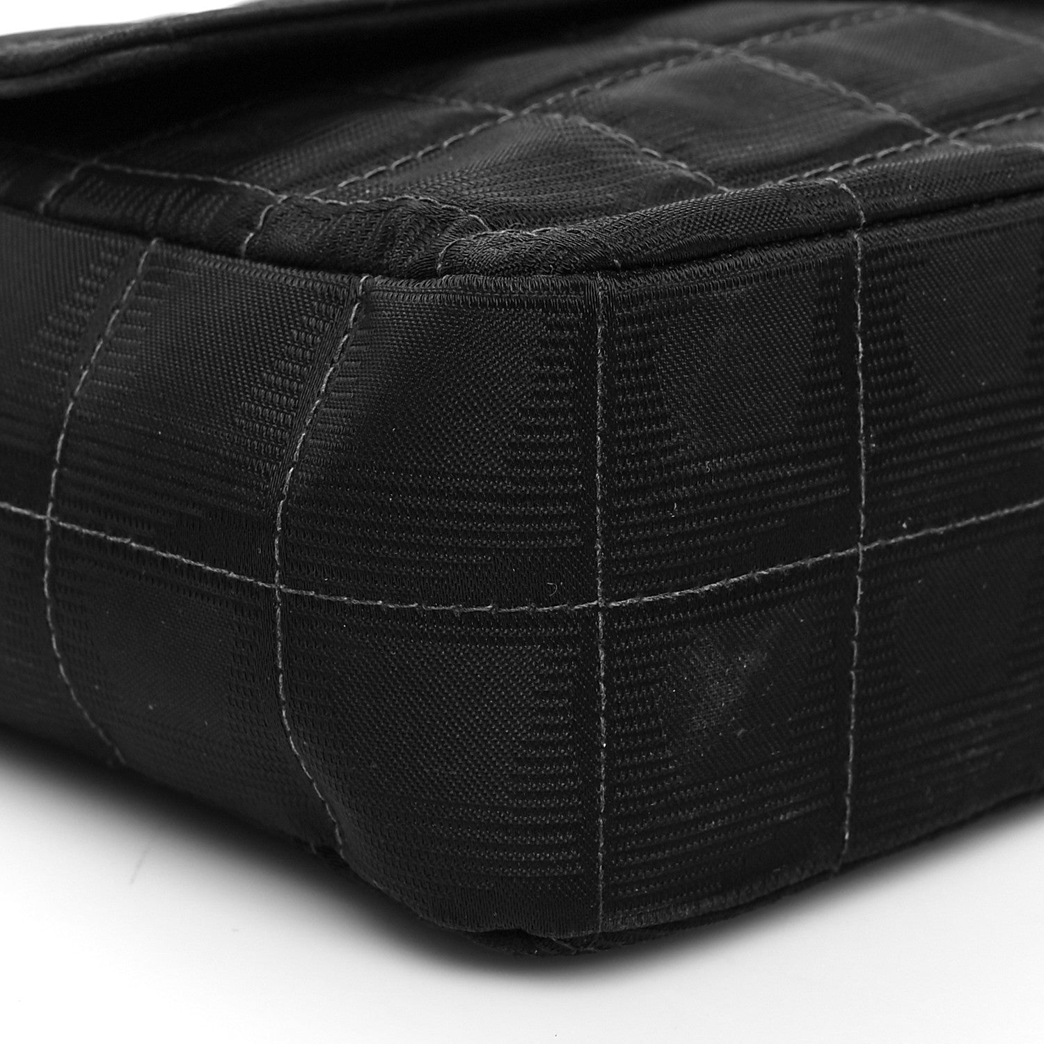 Chanel Nylon Medium Travel Flap Black 9 of 12