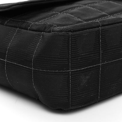 Chanel Nylon Medium Travel Flap Black 9 of 12