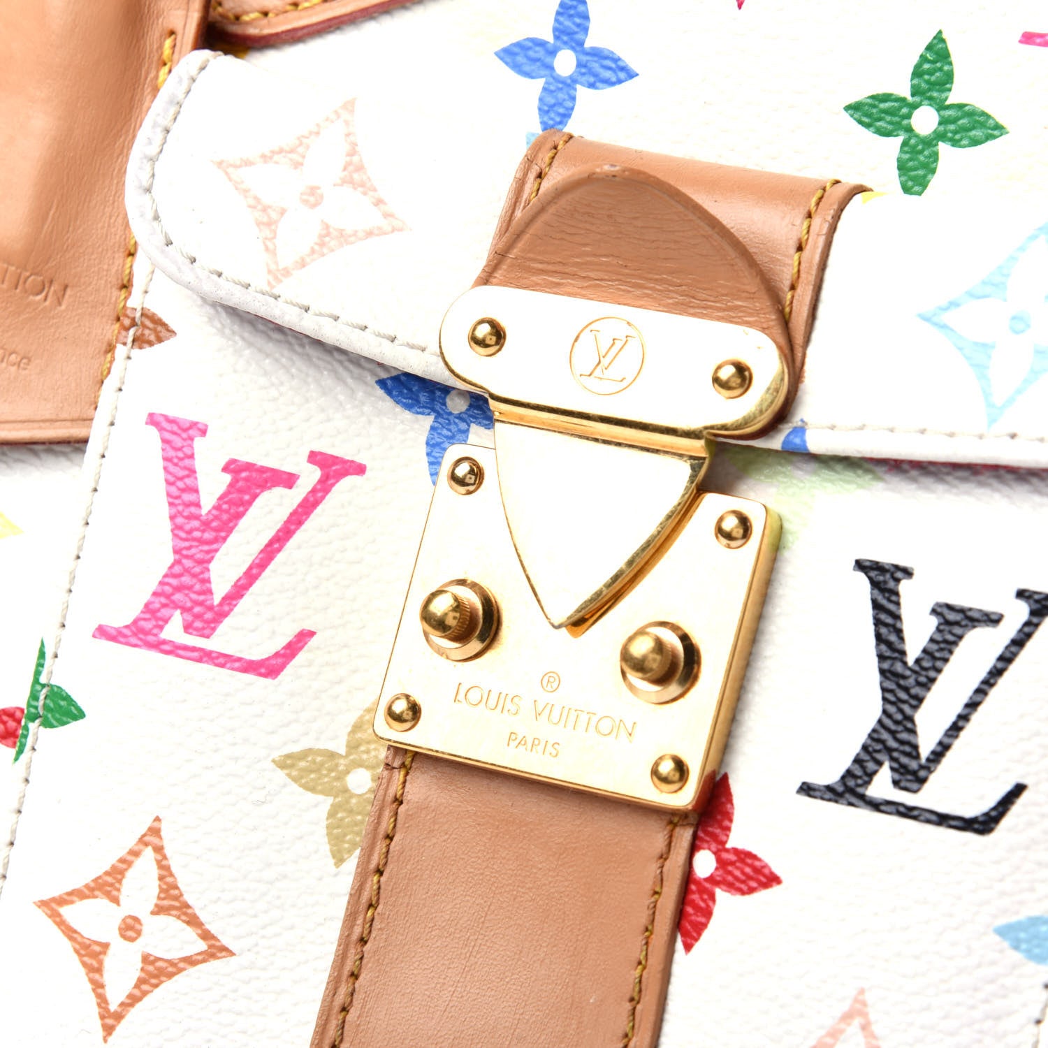 Louis Vuitton Monogram Multicolor Speedy 30 White 20 of 25
