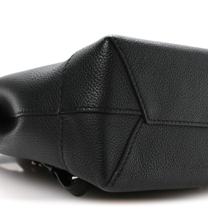 Louis Vuitton Calfskin Lockme Mini Backpack Black 8 of 9