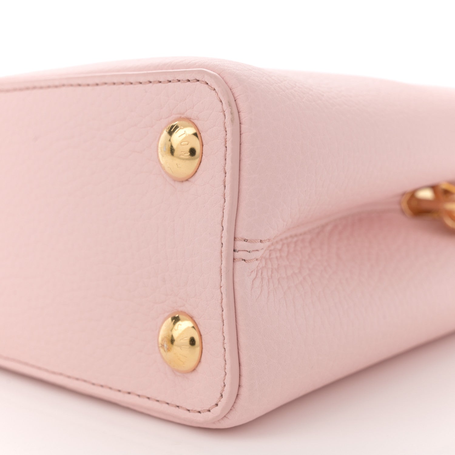 Louis Vuitton Taurillon Capucines BB Rose Jasmin 9 of 10
