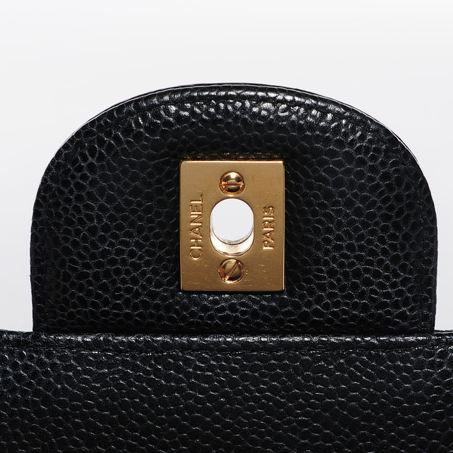 Caviar Quilted Maxi Single Flap Black