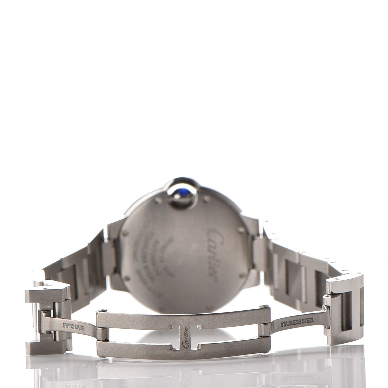 Cartier Stainless Steel Diamond 33mm Ballon Bleu De Automatic Watch 11 of 14