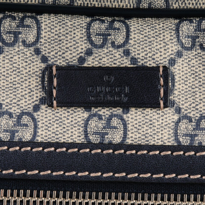 Gucci GG Plus Monogram Large Messenger Bag Navy 6 of 8
