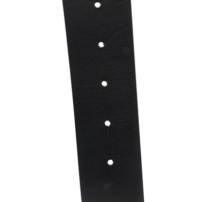 Valentino Garavani Glossy Calfskin VLogo Reversible 40mm Belt 90 36 Saddle Brown Black 4 of 5