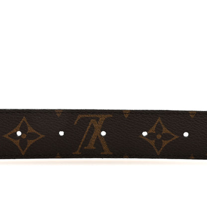 Louis Vuitton Calfskin Monogram 30mm LV Initiales Reversible Belt 90 36 Black 3 of 6