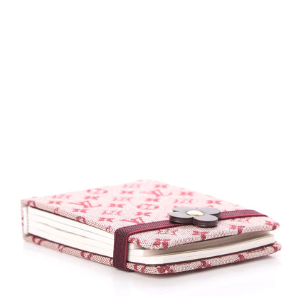 Louis Vuitton Mini Lin Notebook Cherry 4 of 7