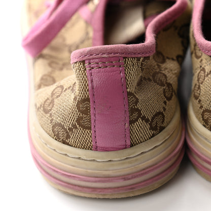 Gucci Monogram Womens Sneakers 37 Pink 9 of 13