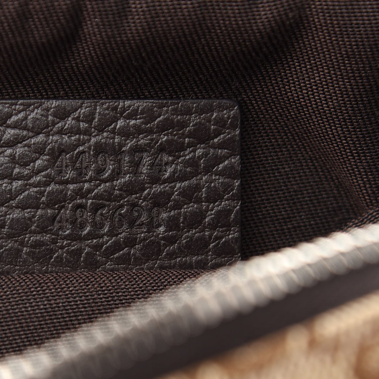 Monogram Belt Bag Dark Brown