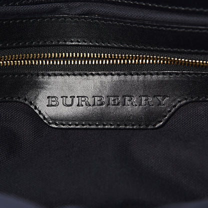 Burberry House Check Bridle Calfskin Medium Lynher Tote Black 6 of 15