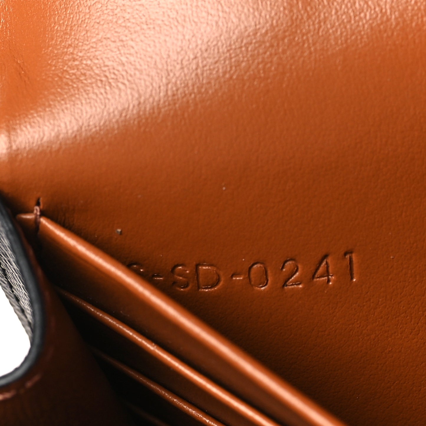 Triomphe Canvas Lambskin Wallet On Strap Tan