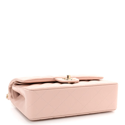Chanel Caviar Quilted Small Double Flap Light Pink 3 of 10