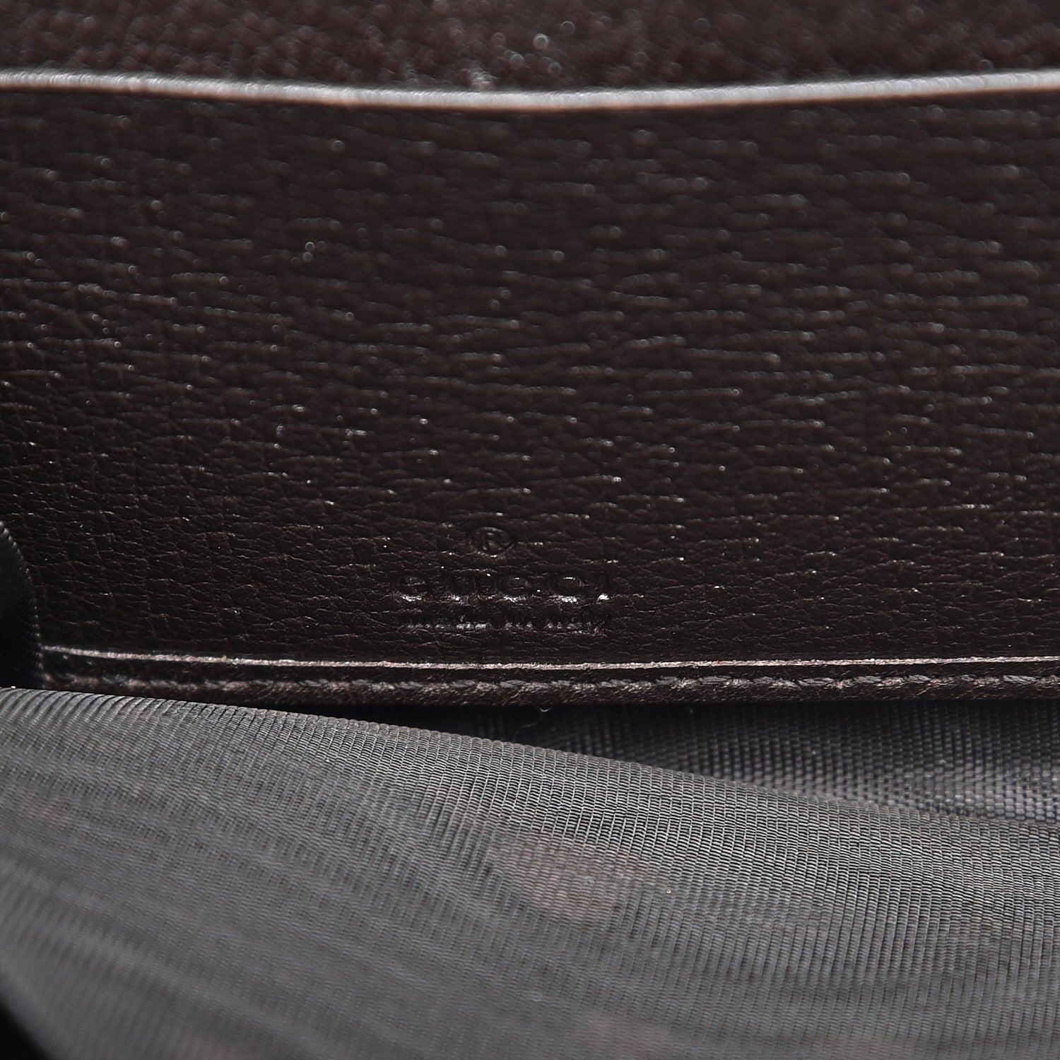 Gucci Calfskin Rania Web Zip Around Wallet Dark Brown 6 of 11