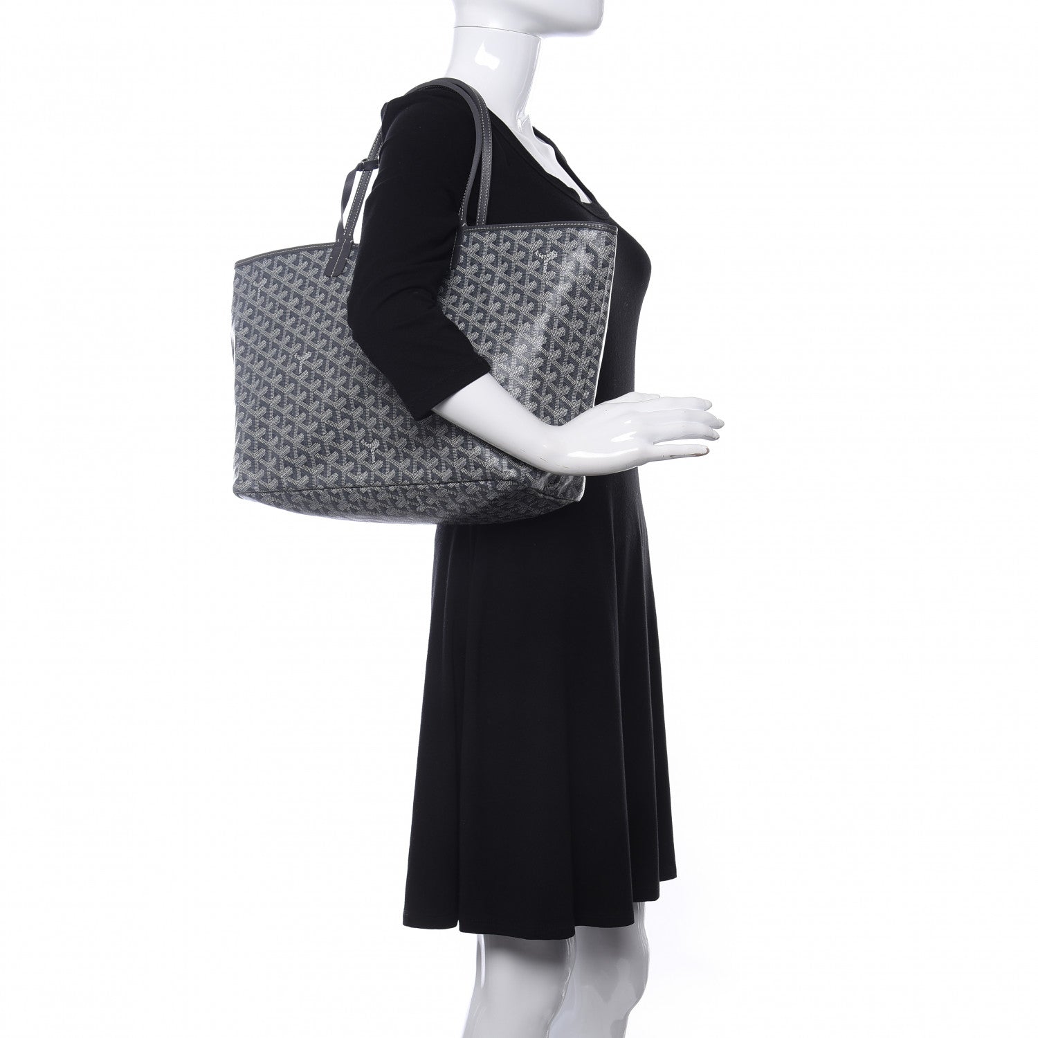 Goyard Goyardine Saint Louis PM Grey 2 of 10
