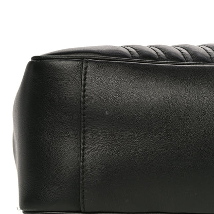 Gucci Calfskin Matelasse Large GG Marmont Shoulder Bag Black 24 of 26