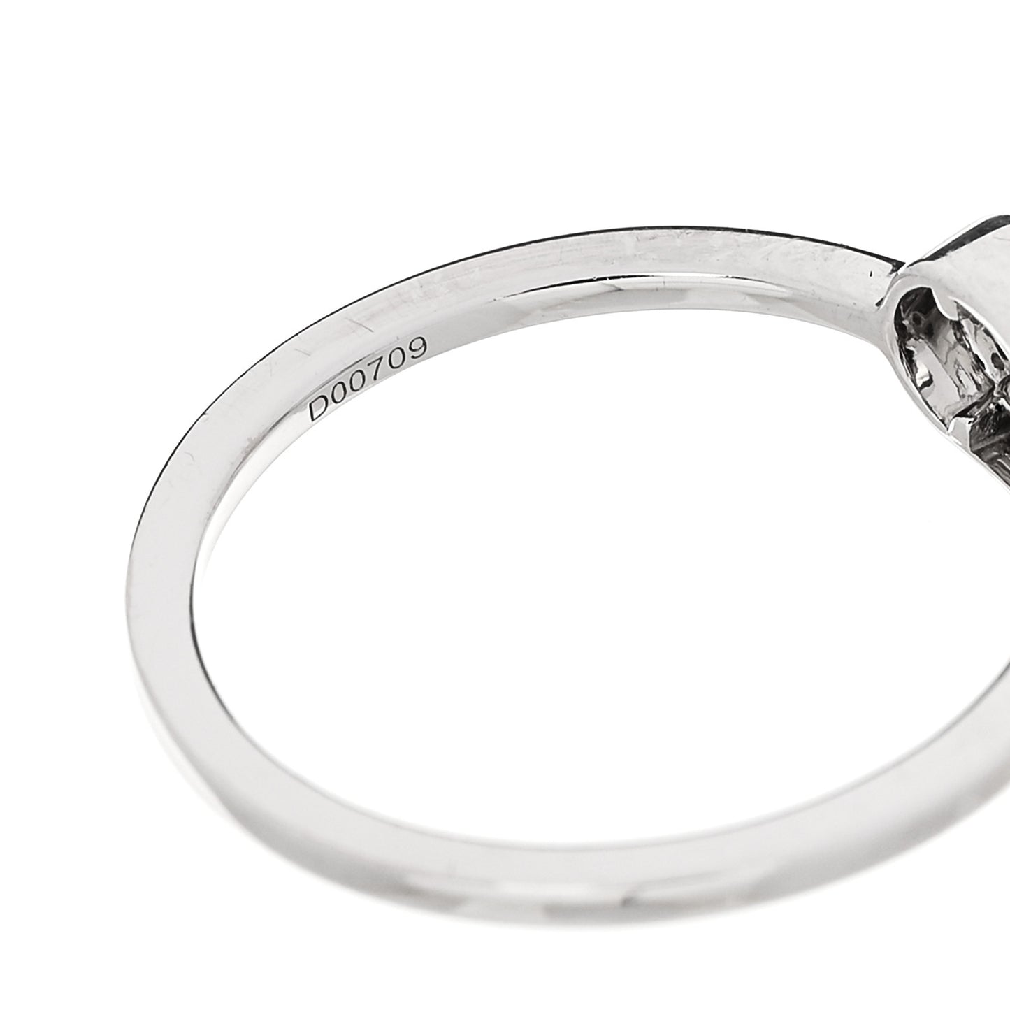 18K White Gold Diamond Move Uno Ring 50 5.25