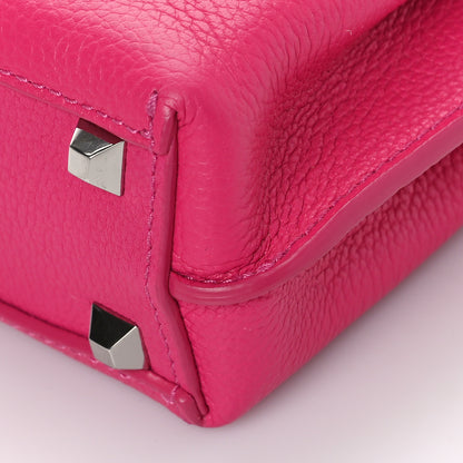 MCM Grained Calfskin X-Mini Milla Tote Beetroot Pink 8 of 8