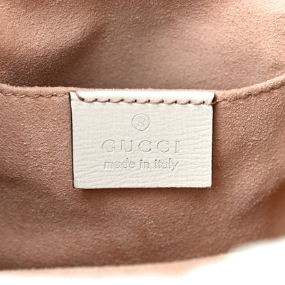Gucci Azalea Sakai Calfskin Horsebit 1955 Drawstring Bucket Bag Mystic White 6 of 14