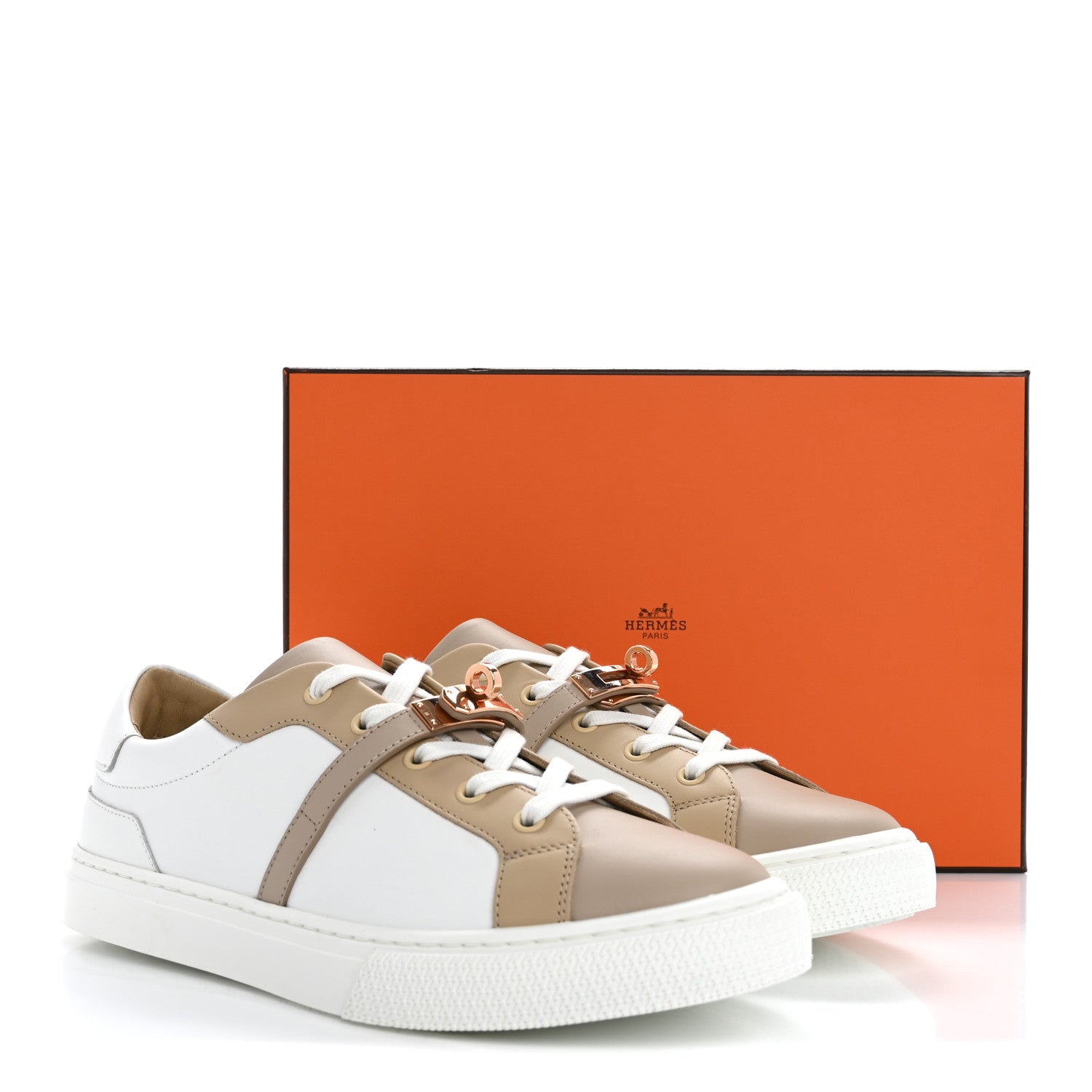 Hermes Calfskin Day Sneakers 41 Multicolor White 11 of 11