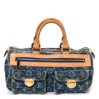 Louis Vuitton Monogram Denim Neo Speedy Blue 1 of 13
