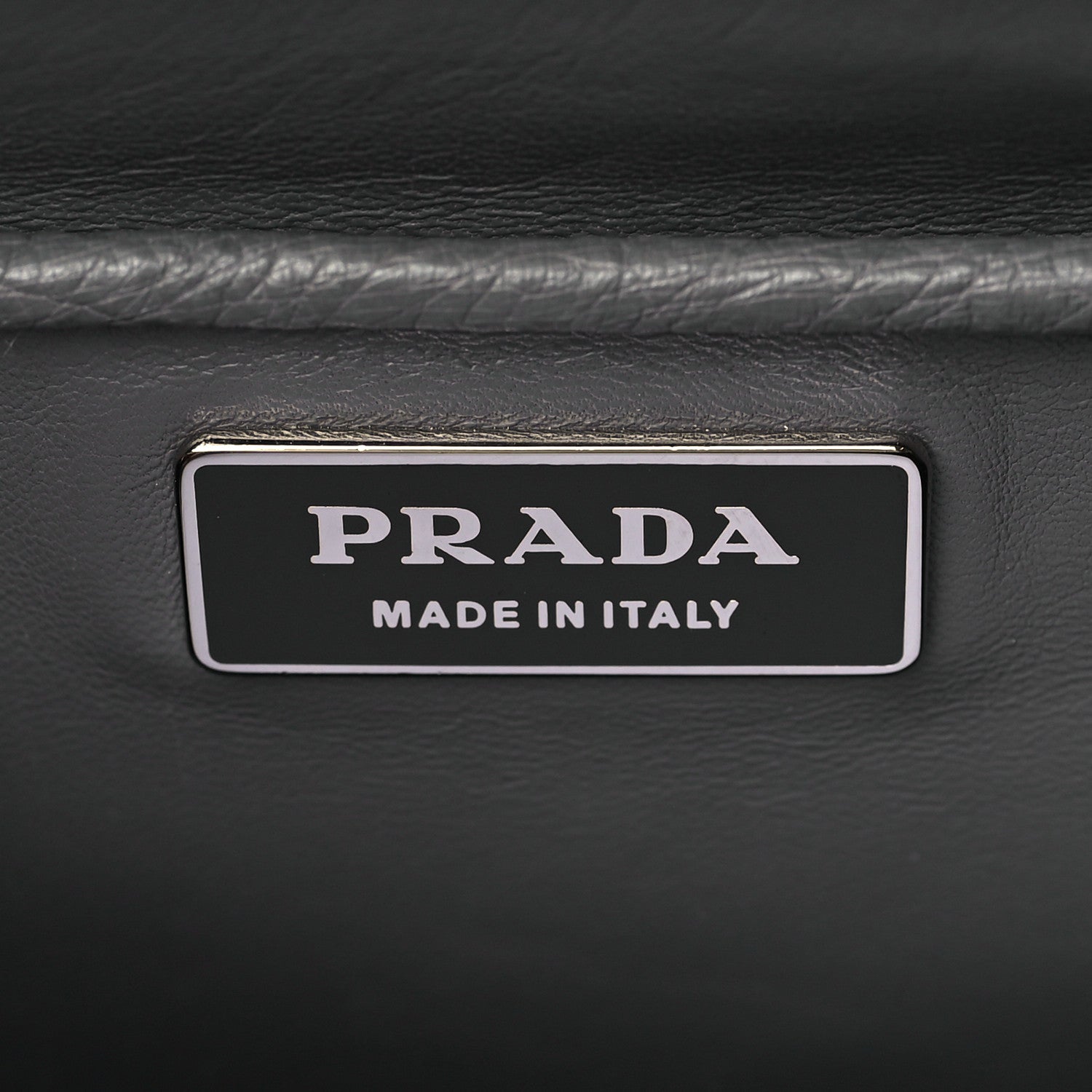 Prada Ostrich Colorblock Medium Galleria Double Zip Tote Grey 5 of 9