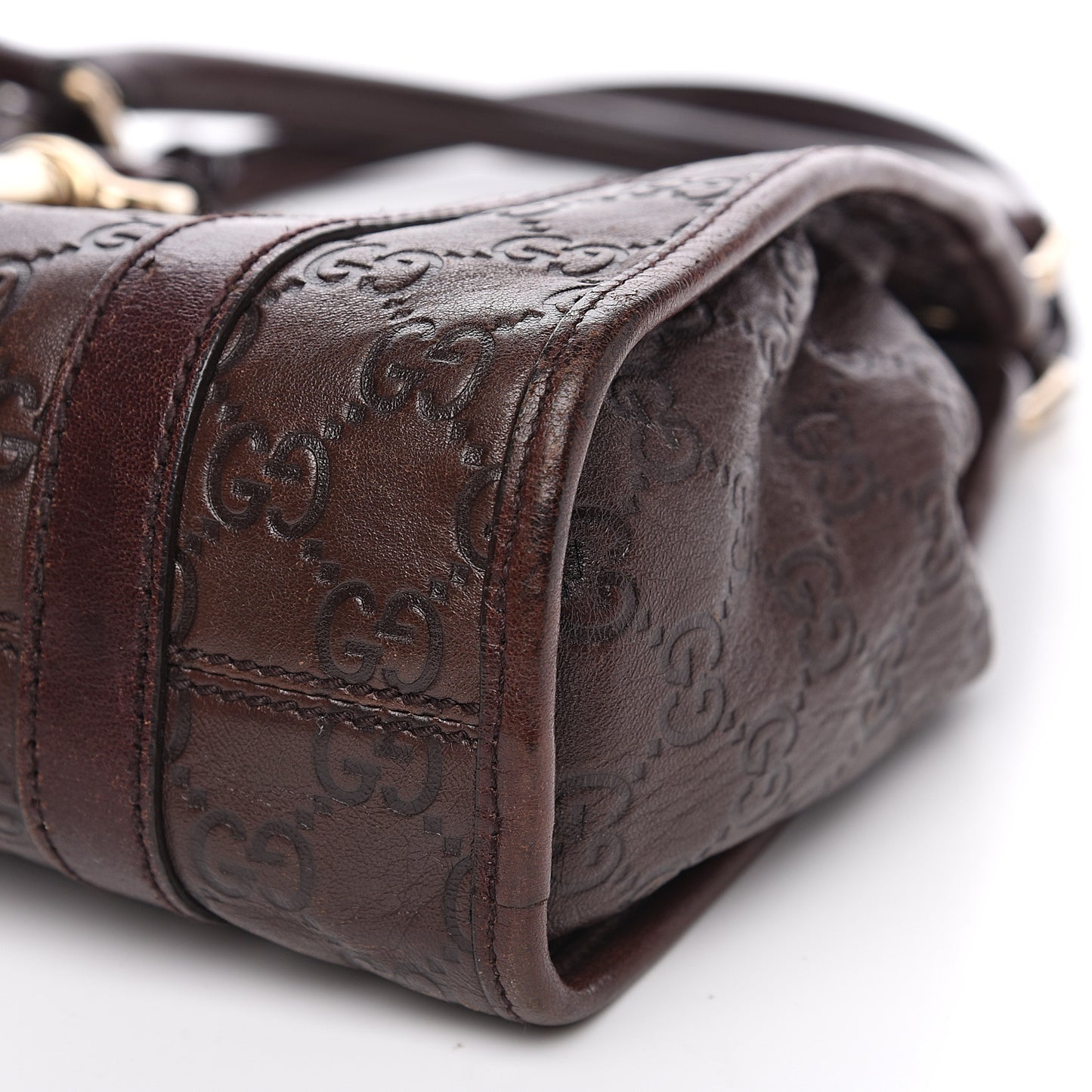 Guccissima Small Joy Shoulder Bag Brown