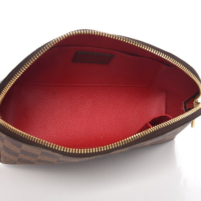Louis Vuitton Damier Ebene Cosmetic Pouch GM 5 of 9