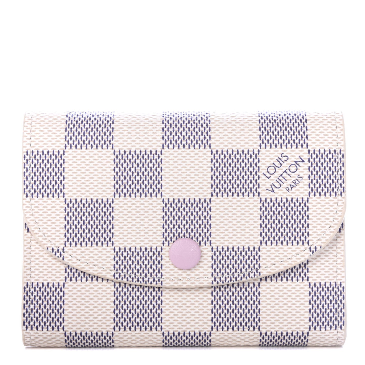 Damier Azur Rosalie Coin Purse Rose Ballerine
